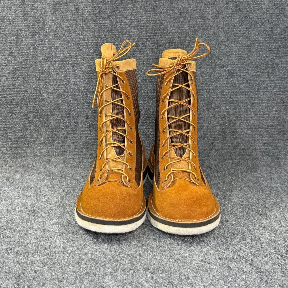 Danner River Gripper Boots Mens 10D Brown Suede Felt Sole Fly Fishing Wading USA